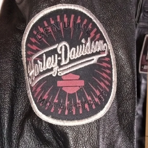 Harley-Davidson Leather Performance Jacket Mens LG - Picture 8 of 9